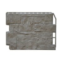 Панель FineBer Фасайдинг Дачный Туф 3D, Бежевый