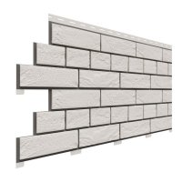 Фасадные панели Dolomit Кирпич Славянка, Белый Фасадные панели Dolomit Кирпич Славянка, Белый