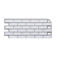 Фасадные панели FineBer Кирпич, Мелованный белый Фасадные панели FineBer Кирпич, Мелованный белый