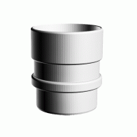 Водосточные системы ПВХ Docke LUX Пломбир, Муфта соединительная Водосточные системы ПВХ Docke LUX Пломбир, Муфта соединительная