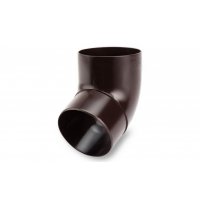 Водосточные системы ПВХ Galeco PVC 124/80 темно-коричневый, Колено 67° Водосточные системы ПВХ Galeco PVC 124/80 темно-коричневый, Колено 67°