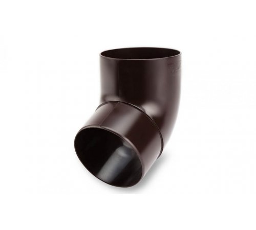 Водосточные системы ПВХ Galeco PVC 124/80 темно-коричневый, Колено 67°