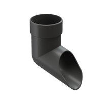 Водосточные системы ПВХ Docke LUX Графит, Наконечник Водосточные системы ПВХ Docke LUX Графит, Наконечник