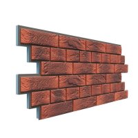 Фасадная панель Dolomit Термосайдинг Венецианский кирпич 20 мм, Корса