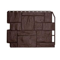 Панель FineBer Фасайдинг Дачный Туф, Коричневый