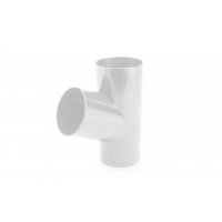 Водосточные системы ПВХ Galeco PVC 124/80 Белый, Тройник трубы Водосточные системы ПВХ Galeco PVC 124/80 Белый, Тройник трубы