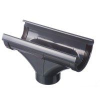 Водосточные системы ПВХ Docke LUX Графит, Воронка желоба Водосточные системы ПВХ Docke LUX Графит, Воронка желоба