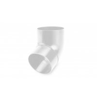 Водосточные системы ПВХ Galeco PVC 124/80 Белый, Колено 67° Водосточные системы ПВХ Galeco PVC 124/80 Белый, Колено 67°