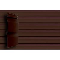Акриловый сайдинг Grand Line Slim D4 Корабельный брус, Тёмный дуб Акриловый сайдинг Grand Line Slim D4 Корабельный брус, Тёмный дуб