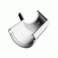 Водосточные системы ПВХ Docke LUX Пломбир, Угловой элемент 135° Водосточные системы ПВХ Docke LUX Пломбир, Угловой элемент 135°