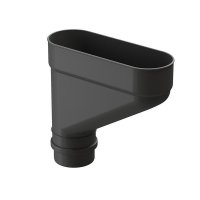 Водосточные системы ПВХ Docke LUX Графит, Коллектор Водосточные системы ПВХ Docke LUX Графит, Коллектор