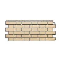 Панель FineBer Фасайдинг Дачный Кирпич клинкерный, Желтый