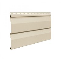 Виниловый сайдинг Айдахо Корабельный брус VSV-03, Бежевый