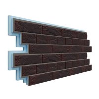 Фасадная панель Dolomit Термосайдинг Венецианский кирпич 40 мм, Алтея Фасадная панель Dolomit Термосайдинг Венецианский кирпич 40 мм, Алтея