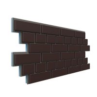 Фасадная термопанель Dolomit Термосайдинг Кирпич 20 мм, Коричневый Фасадная термопанель Dolomit Термосайдинг Кирпич 20 мм, Коричневый