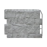 Панель FineBer Фасайдинг Дачный Туф 3D, Светло-серый