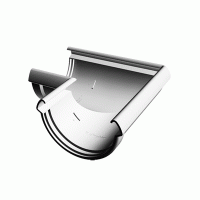 Водосточные системы ПВХ Docke LUX Пломбир, Угловой элемент 90° Водосточные системы ПВХ Docke LUX Пломбир, Угловой элемент 90°