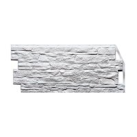 Фасадные панели FineBer Скала, Мелованный белый Фасадные панели FineBer Скала, Мелованный белый