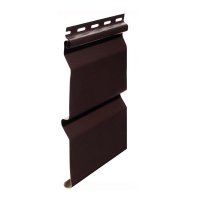 Виниловый сайдинг FineBer Standart Extra Acrylyc Корабельный брус, Темный дуб Виниловый сайдинг FineBer Standart Extra Acrylyc Корабельный брус, Темный дуб