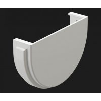 Водосточные системы Docke Premium Пломбир, Заглушка желоба