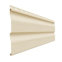 Сайдинг виниловый Dolomit Classic Корабельный Брус, Бежевый Сайдинг виниловый Dolomit Classic Корабельный Брус, Бежевый