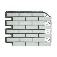 Панель FineBer Фасайдинг Дачный Кирпич Баварский, Белый