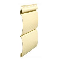 Виниловый сайдинг FineBer BlockHouse Classic Color, Шампань Виниловый сайдинг FineBer BlockHouse Classic Color, Шампань