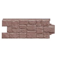 Фасадные панели Grand Line Крупный камень Элит, Миндаль Фасадные панели Grand Line Крупный камень Элит, Миндаль