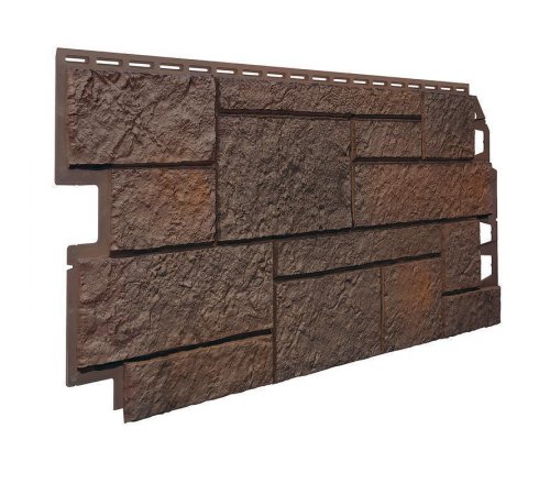 Фасадные панели VOX Solid Sandstone (Песчаник), Тёмно-коричневый