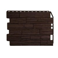 Панель FineBer Фасайдинг Дачный Скол, Коричневый