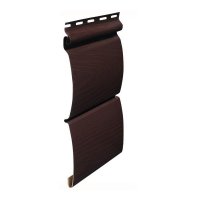 Виниловый сайдинг FineBer BlockHouse Extra Acrylyc, Темный Дуб Виниловый сайдинг FineBer BlockHouse Extra Acrylyc, Темный Дуб