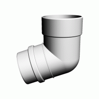 Водосточные системы ПВХ Docke LUX Пломбир, Колено 72° Водосточные системы ПВХ Docke LUX Пломбир, Колено 72°