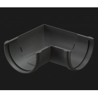 Водосточные системы Docke Premium Графит, Угловой элемент 90° Водосточные системы Docke Premium Графит, Угловой элемент 90°