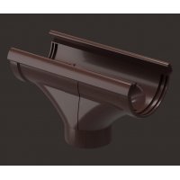 Водосточные системы ПВХ Docke LUX Шоколад, Воронка желоба Водосточные системы ПВХ Docke LUX Шоколад, Воронка желоба