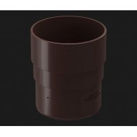 Водосточные системы Docke Premium Шоколад, Муфта соединительная