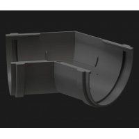 Водосточные системы Docke Premium Графит, Угловой элемент 135° Водосточные системы Docke Premium Графит, Угловой элемент 135°