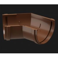 Водосточные системы Docke Premium Каштан, Угловой элемент 135° Водосточные системы Docke Premium Каштан, Угловой элемент 135°