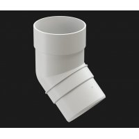 Водосточные системы Docke Premium Пломбир, Колено 45° Водосточные системы Docke Premium Пломбир, Колено 45°