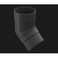 Водосточные системы Docke Premium Графит, Колено 45° Водосточные системы Docke Premium Графит, Колено 45°