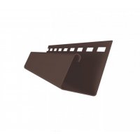 J-профиль универсальный Grand Line Я-фасад, Тёмный дуб J-профиль универсальный Grand Line Я-фасад, Тёмный дуб