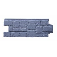 Фасадные панели Grand Line Крупный камень Стандарт, Графит Фасадные панели Grand Line Крупный камень Стандарт, Графит