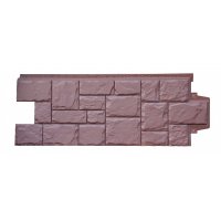 Фасадные панели Grand Line Крупный камень Стандарт, Земля Фасадные панели Grand Line Крупный камень Стандарт, Земля