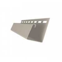 J-профиль универсальный Grand Line Я-фасад, Бежевый J-профиль универсальный Grand Line Я-фасад, Бежевый